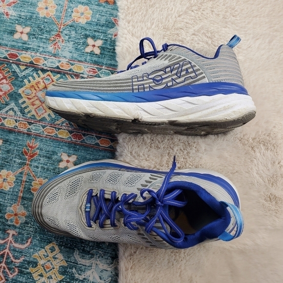 Hoka One One Men Gray Blue Bondi 6 US 9 - Picture 5 of 13